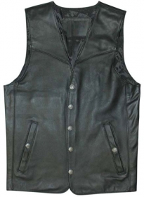 Leather Vest # 303