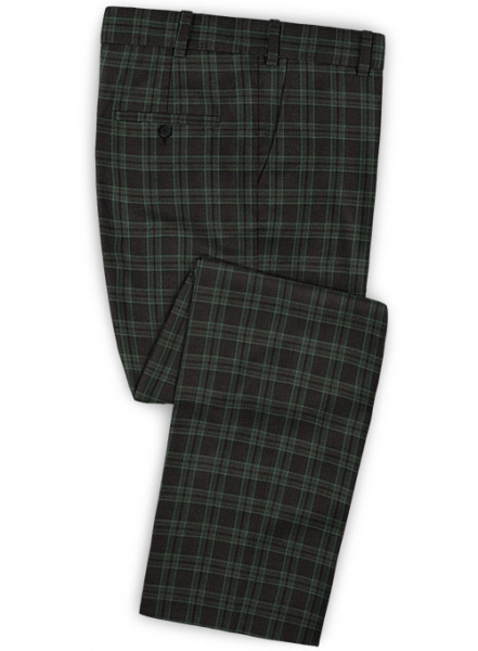 Napolean Sarcho Green Wool Pants