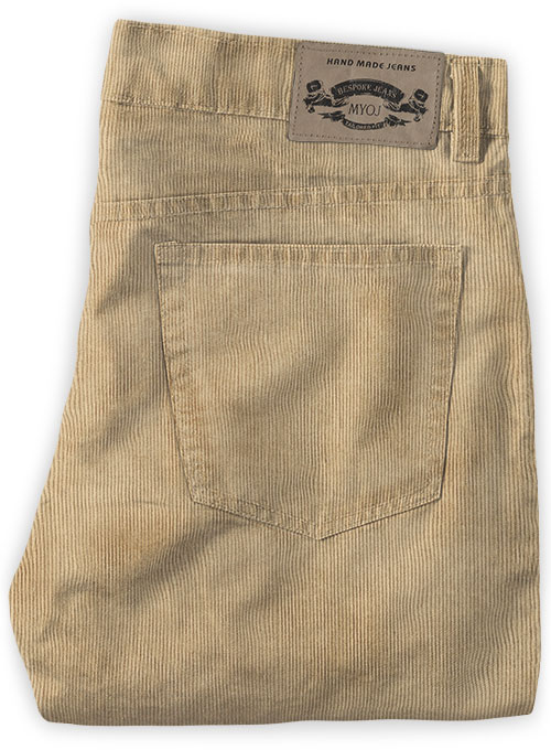 Beige Corduroy Jeans