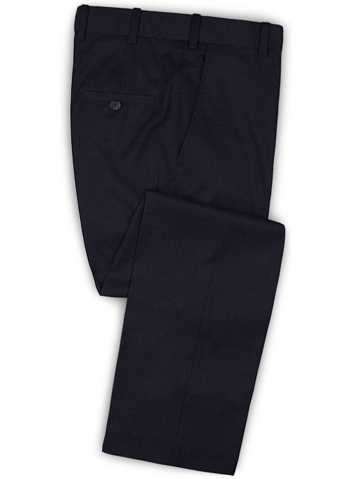 Blue Merino Wool Pants