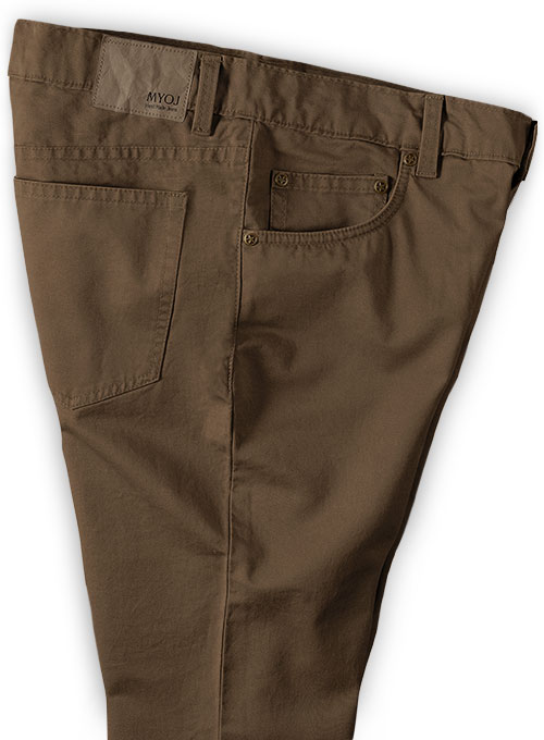 Brown Chino Jeans - Click Image to Close