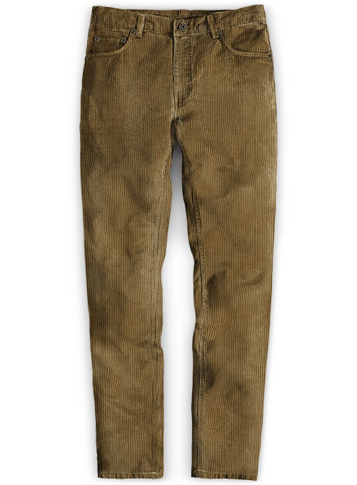 Brown Thick Corduroy Jeans - 8 Wales