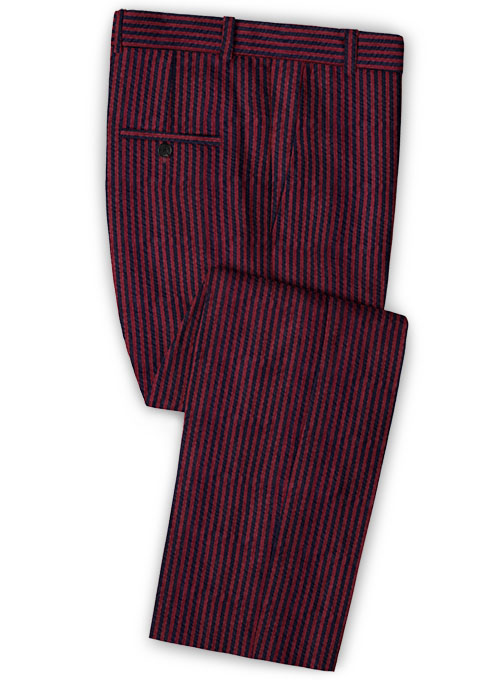 Caccioppoli Seersucker Cuniberto Pants