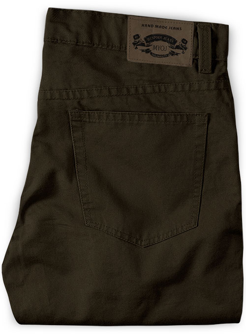 Dark Brown Chino Jeans