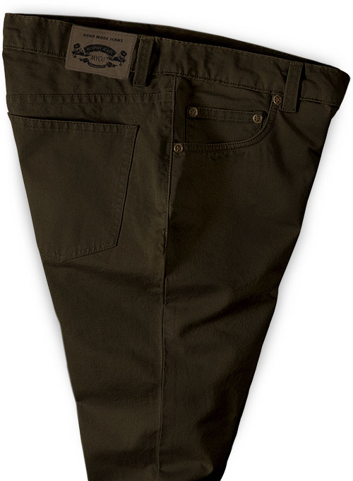 Dark Brown Chino Jeans