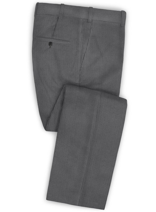 Dark Gray Thick Corduroy Pants