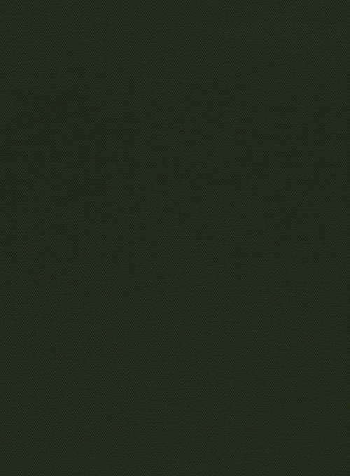 Dark Olive Green Formal Chinos - Click Image to Close
