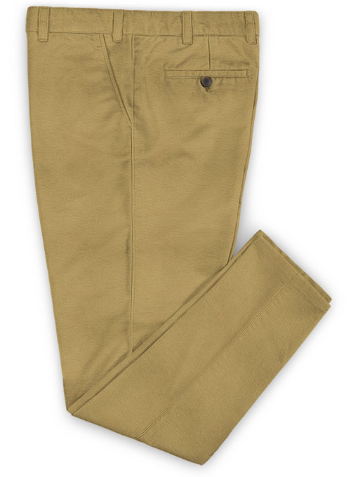 Dark Khaki Chinos - Click Image to Close