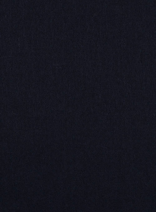 Dark Navy Flannel Wool Pants