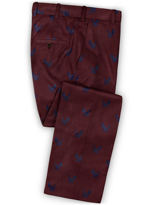 Eagle Wine Wool Pants