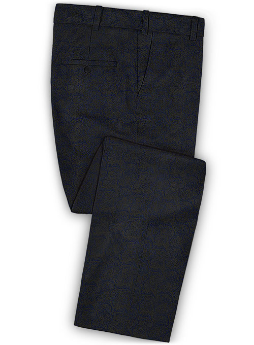 Enar Navy Wool Pants