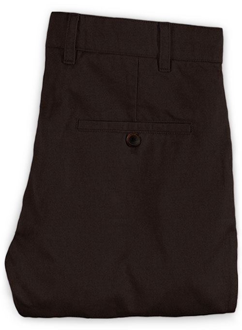 Brown Fine Twill Pants - Click Image to Close