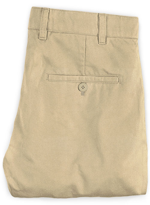 Khaki Fine Twill Pants - Click Image to Close