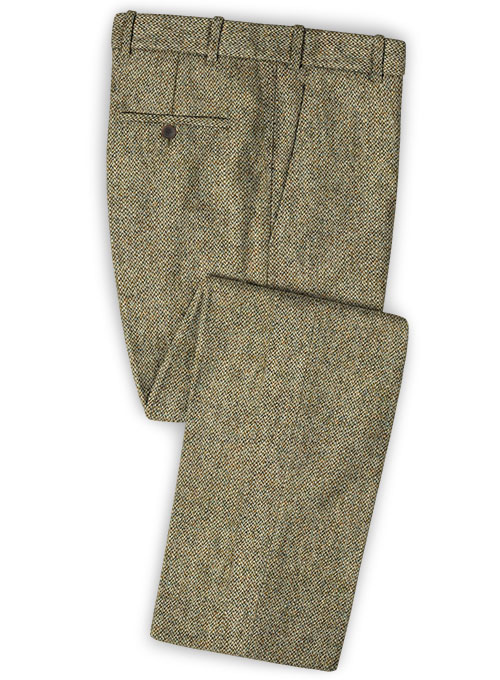 Harris Tweed Barley Brown Pants