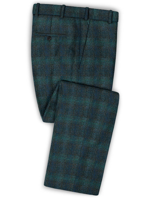 Harris Tweed Glen Green Pants