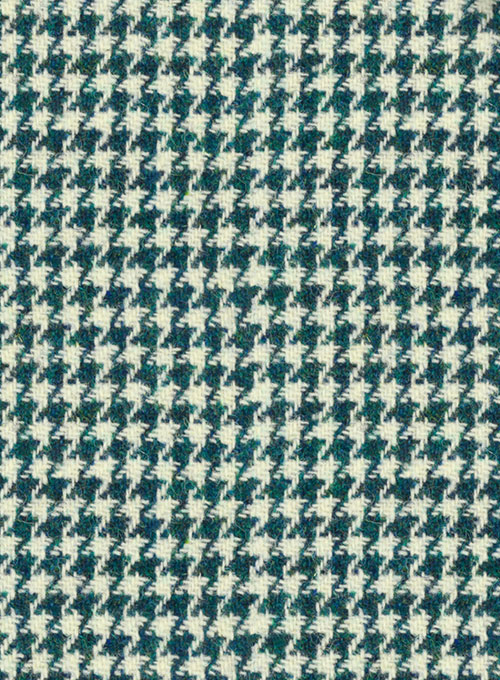 Harris Tweed Houndstooth Green Pants