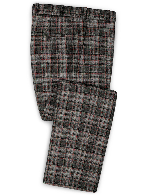 Harris Tweed Tartan Gray Pants