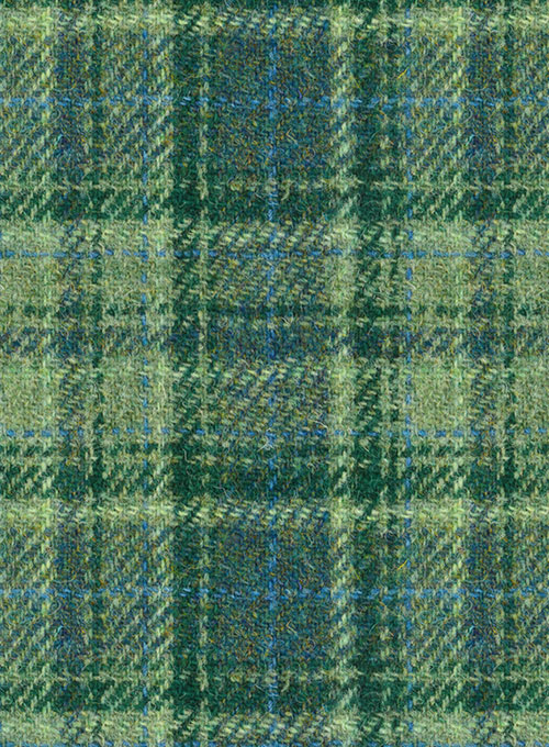 Harris Tweed Tartan Green Pants