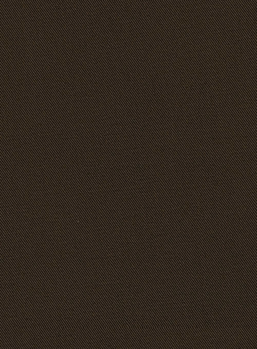 Heavy Dark Brown Chinos - Click Image to Close