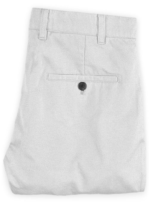 Heavy Light Gray Chinos