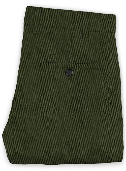 Heavy Olive Chinos