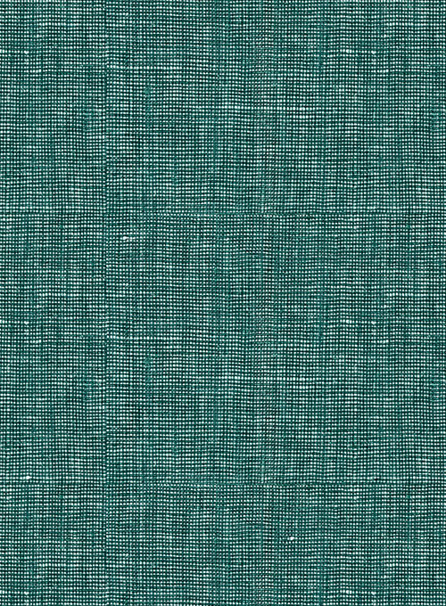 Italian Linen Chambord Green Pants - Click Image to Close