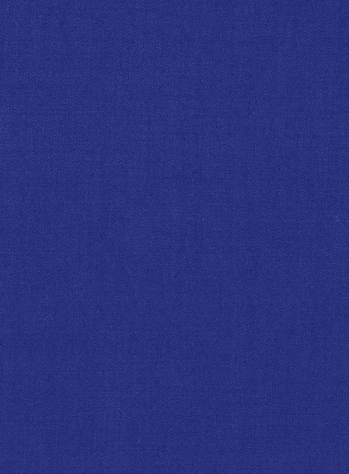 Italian Royal Blue Wool Pants - Click Image to Close