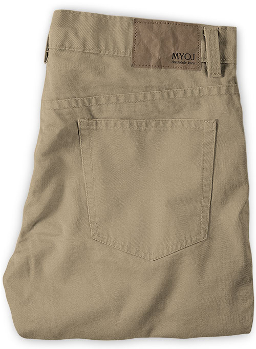 Khaki Chino Jeans With Fit Guarantee