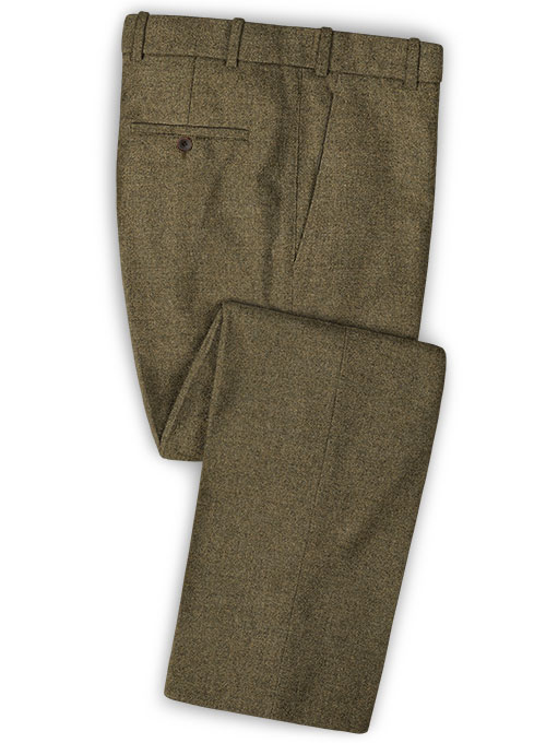 Light Weight Rust Brown Tweed Pants