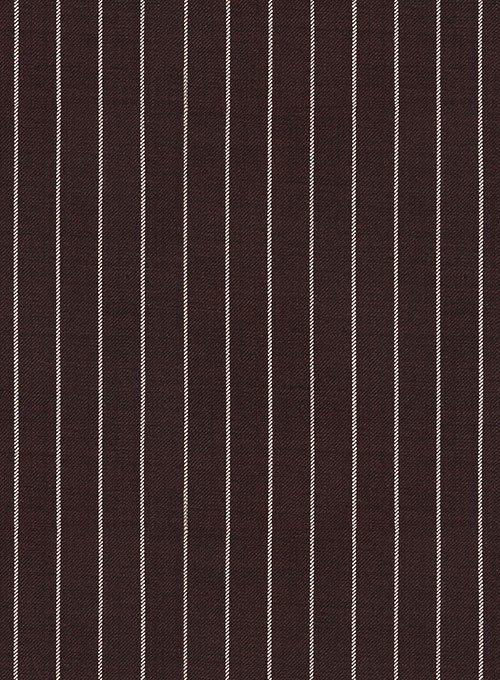 Napolean Brown Stripe Wool Pants - Click Image to Close