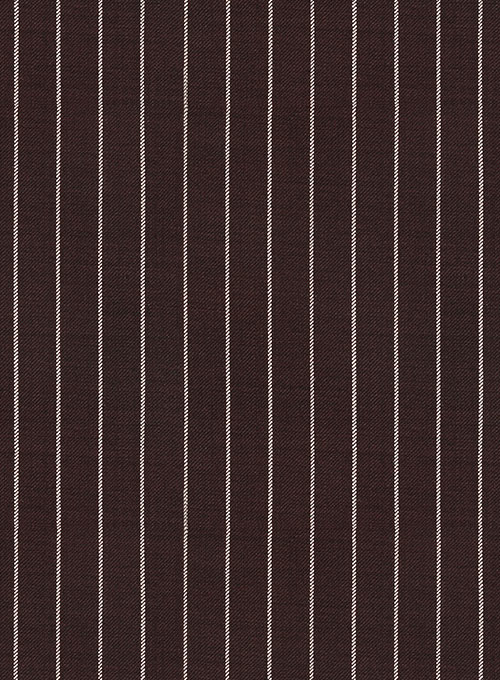 Napolean Brown Stripe Wool Pants