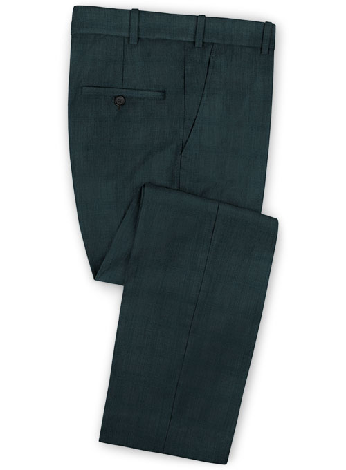 Napolean Gun Blue Wool Pants