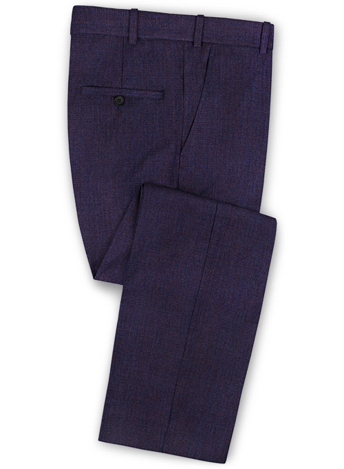 Napolean Eggplant Wool Pants