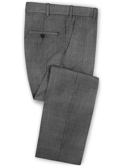 Napolean Gray Pinhead Wool Pants