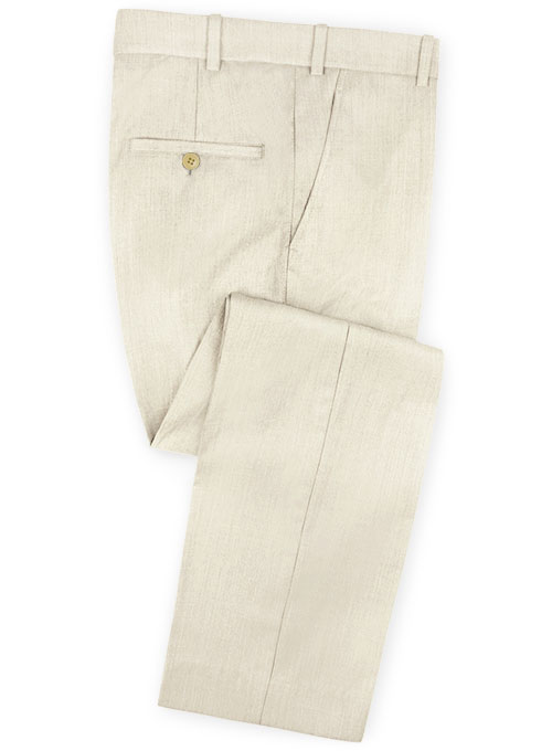 Napolean Ivory Wool Pants
