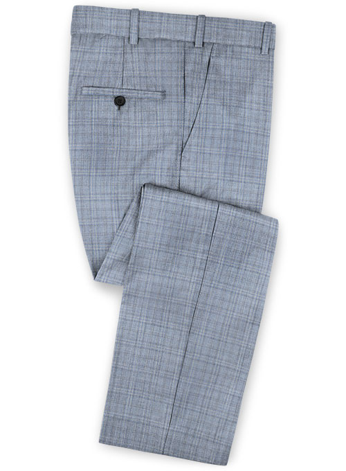 Napolean Lazo Sky Blue Wool Pants