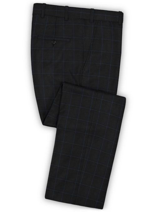 Napolean Fissa Black Wool Pants