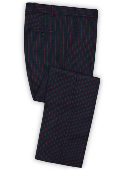 Napolean Soffi Blue Wool Pants