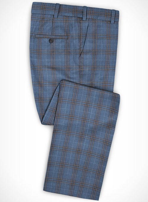 Napolean Tavia Blue Wool Pants