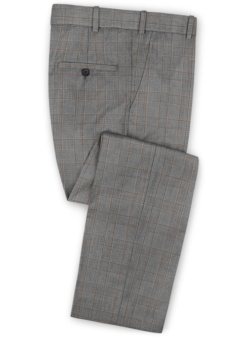 Napolean Strum Gray Wool Pants