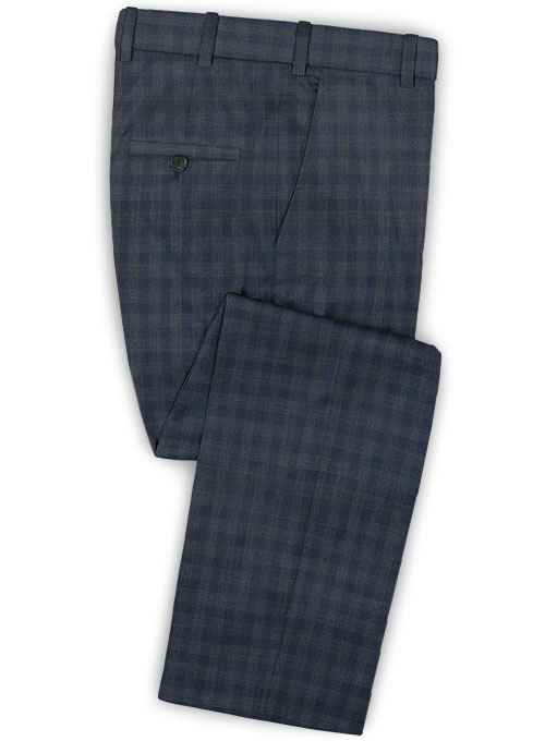 Napolean Villa Blue Wool Pants