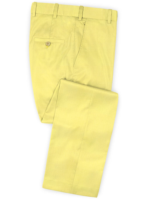 Napolean Yellow Wool Pants