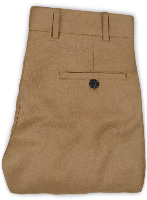 Napolean Tan Wool Pants - Click Image to Close