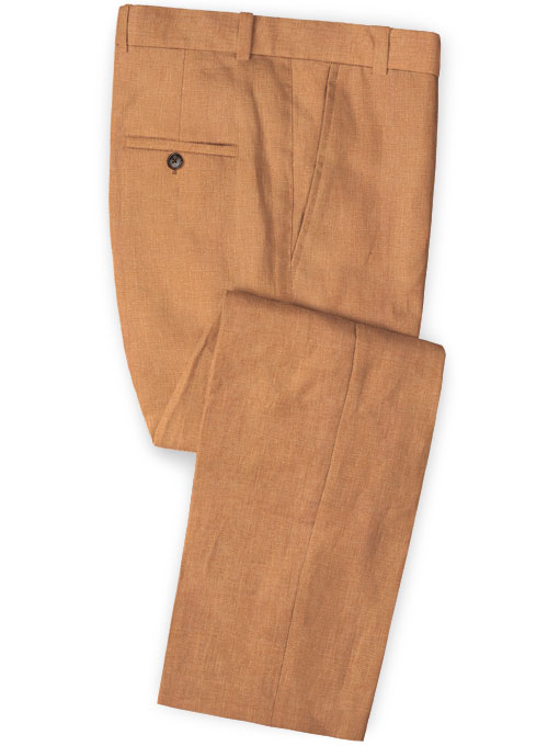 Pure Zod Orange Linen Pants