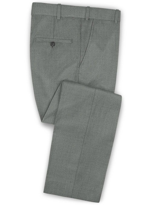 Reda Chief Gray Pure Wool Pants