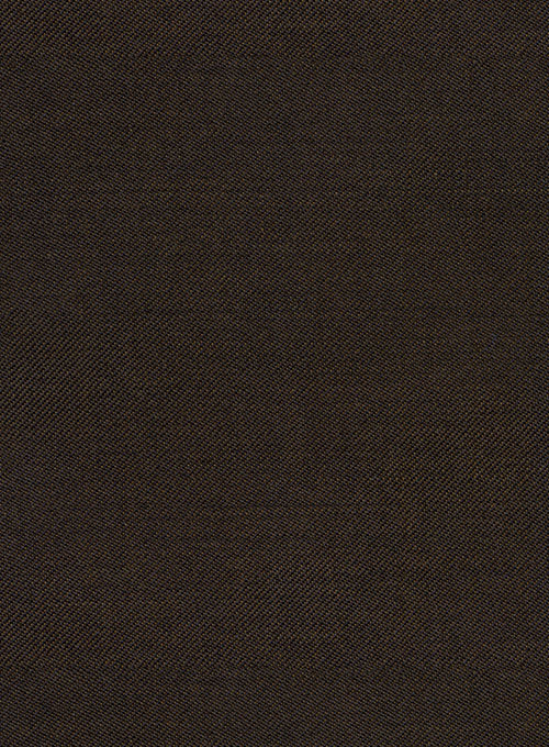 Reda Dark Brown Pure Wool Pants - Click Image to Close