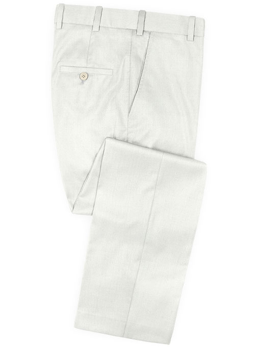 Reda Ivory Pure Wool Pants