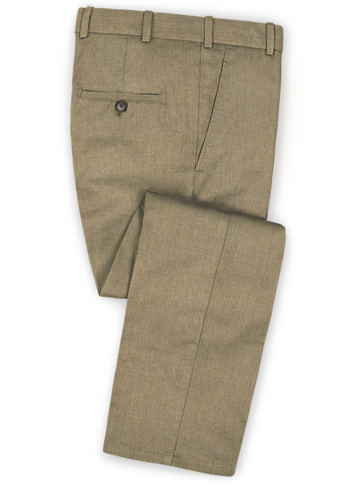 Reda Worsted Beige Pure Wool Pants