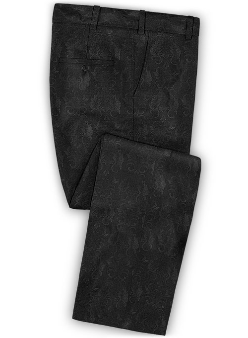 Rilda Black Wool Pants