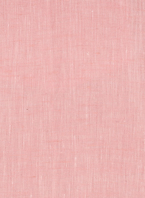 Roman Light Pink Linen Pants - Click Image to Close